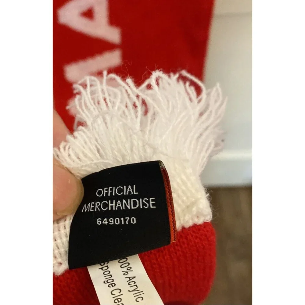 Manchester United Scarf Official Tour 2015 AON Muffler Acrylic EUC